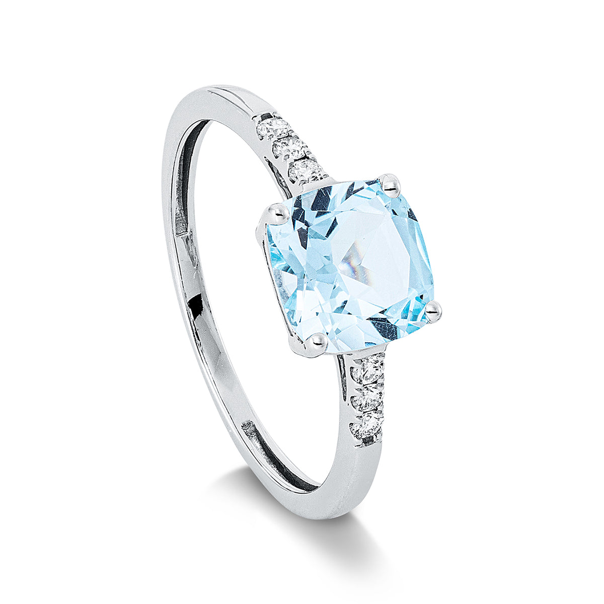 Ring 4er-Krappe 18 kt WG