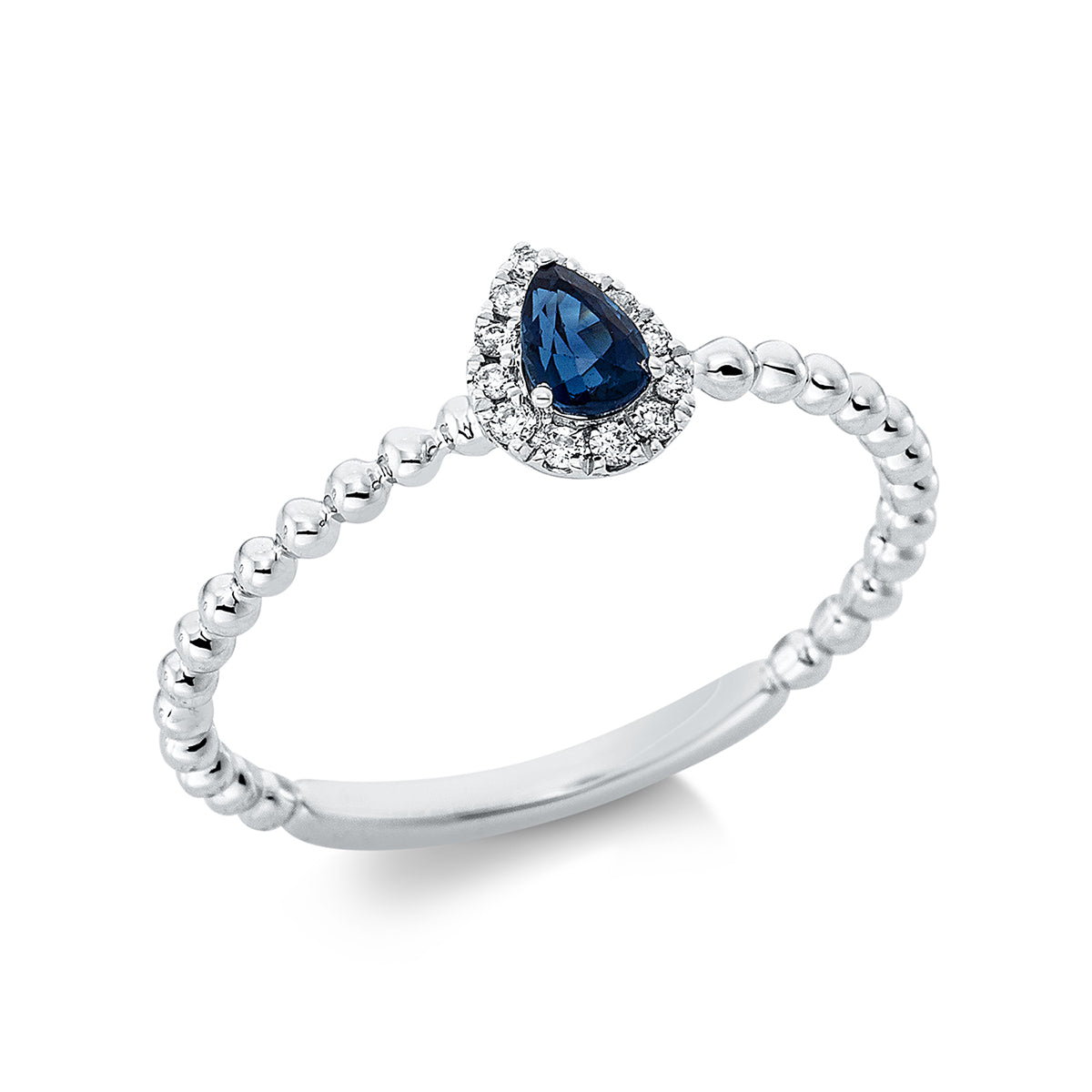 Ring 3er-Krappe 18 kt WG