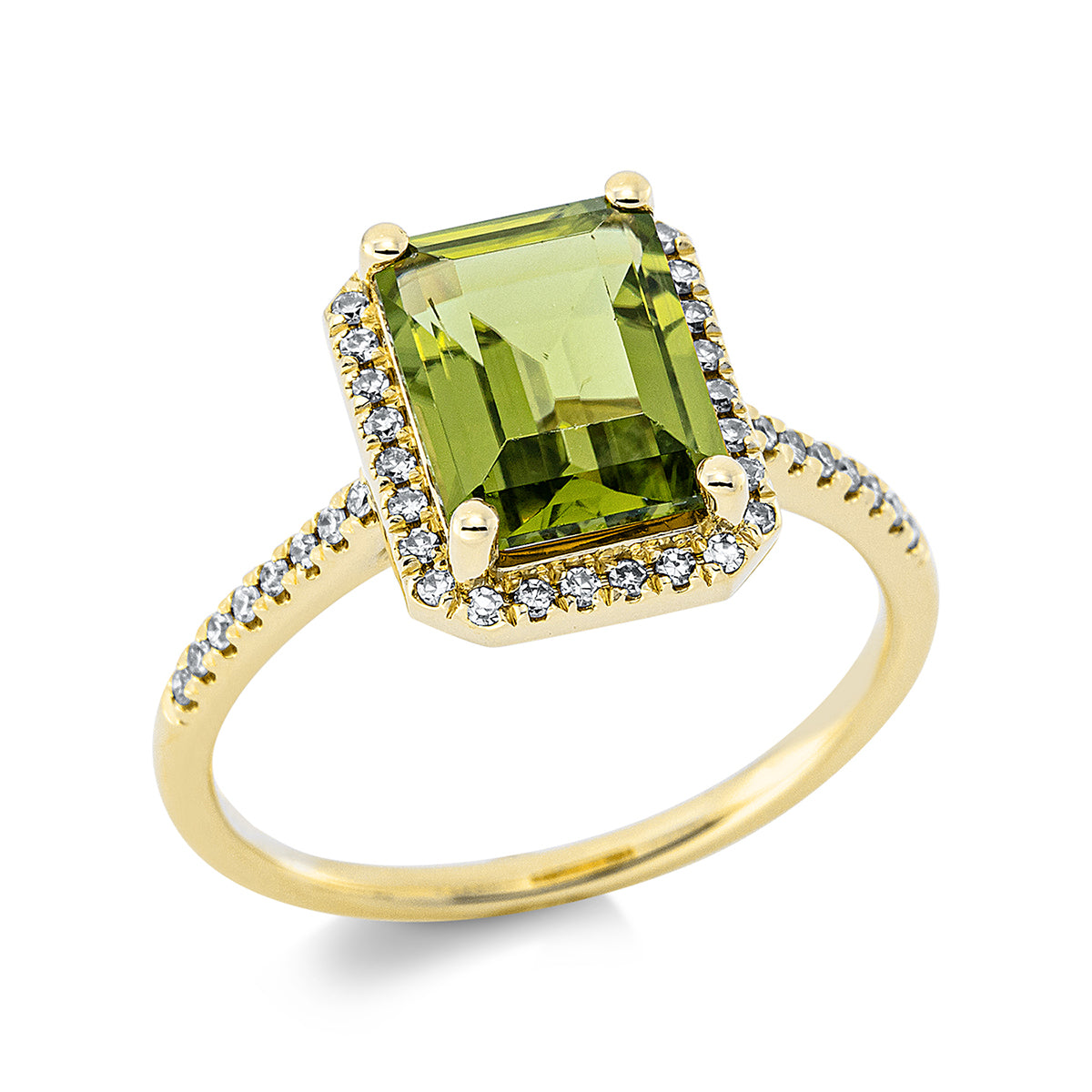 Ring 4er-Krappe 18 kt GG