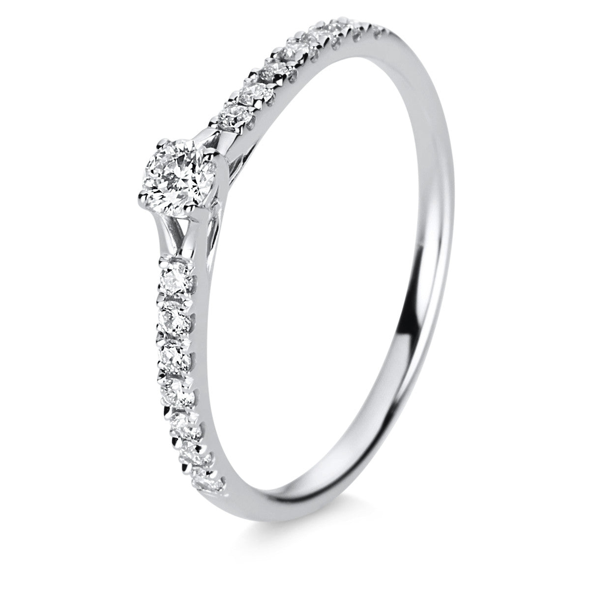 Ring 4er-Krappe 14 kt WG