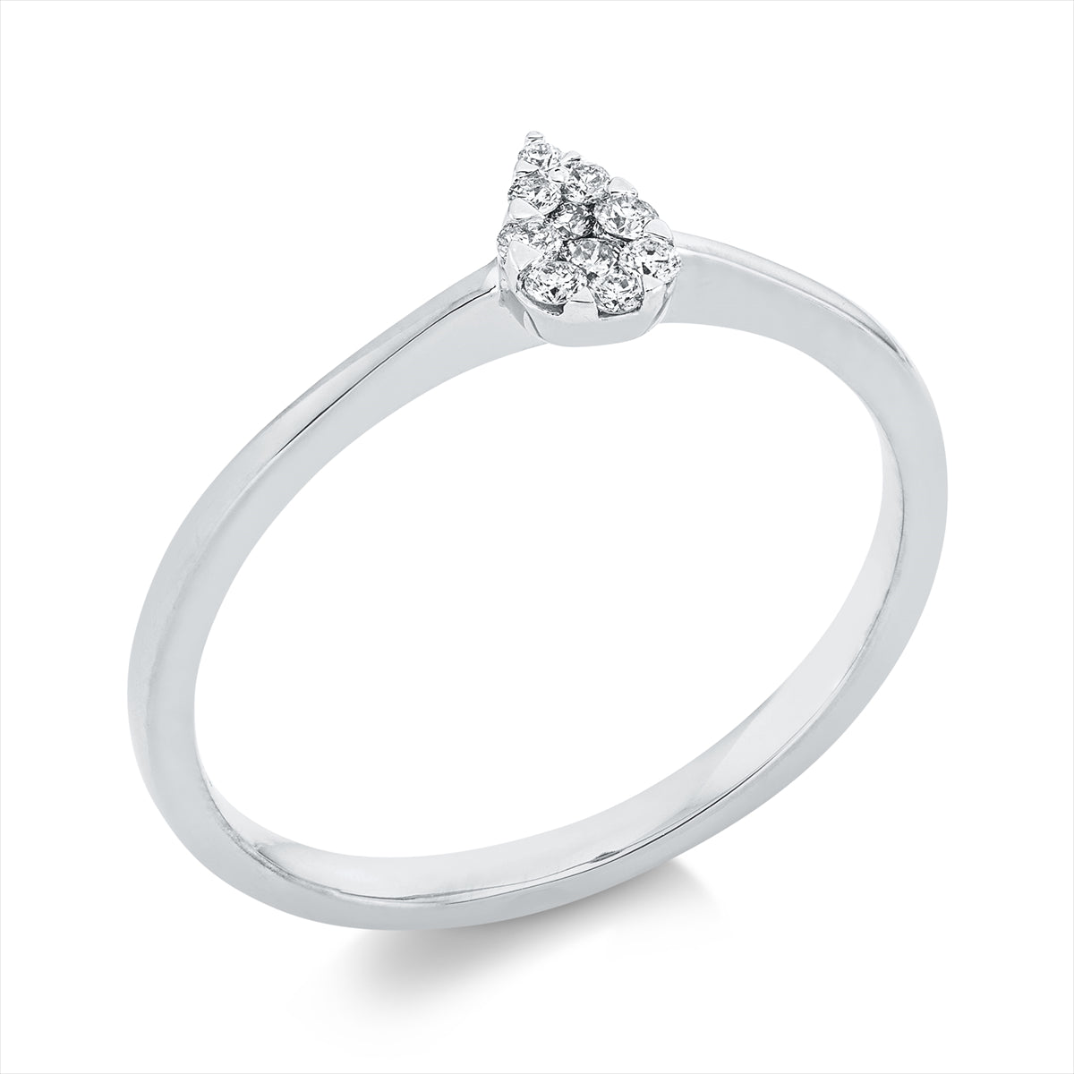 Ring 18 kt WG Tropfen