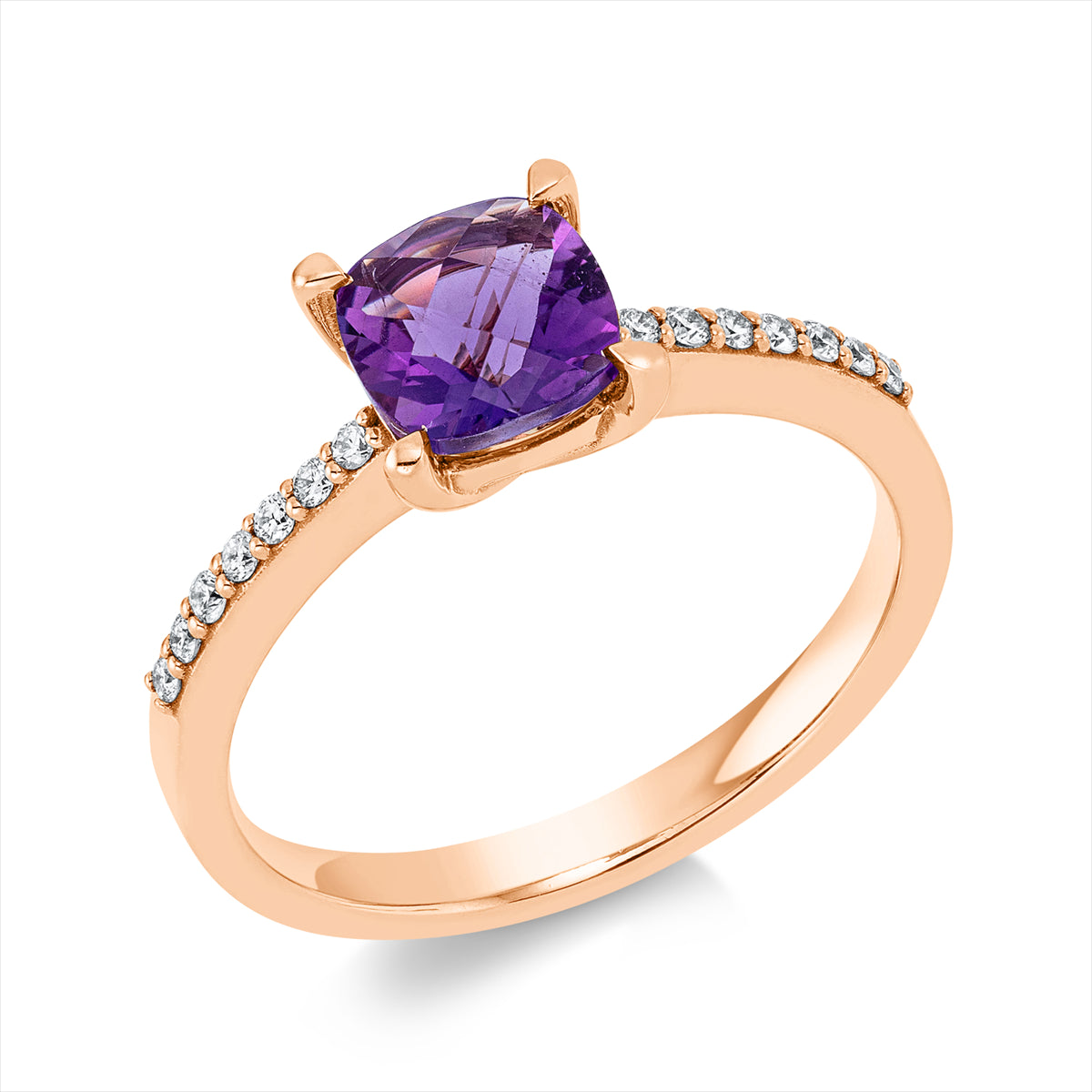 Ring 4er-Krappe 18 kt RG