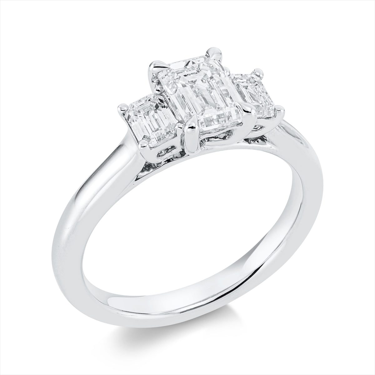 Ring 4er-Krappe 18 kt WG