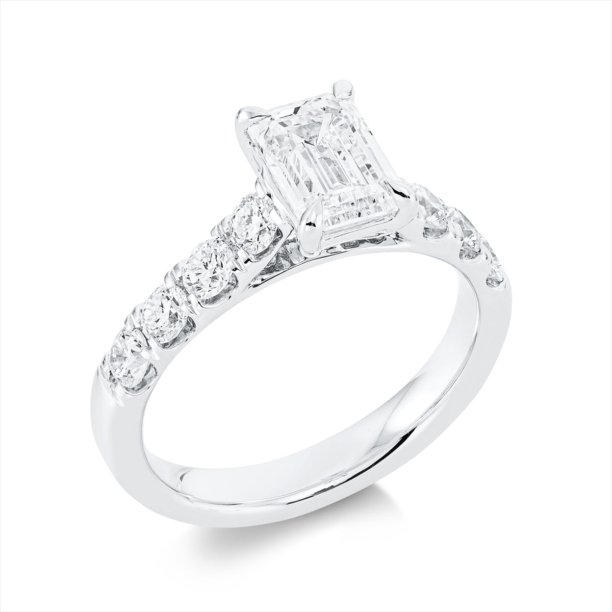 Ring 4er-Krappe 18 kt WG