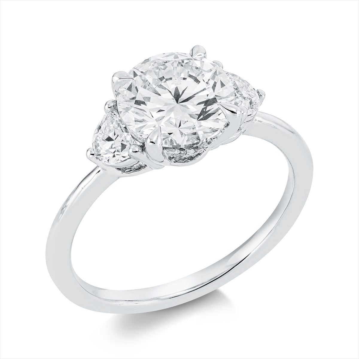 Ring 4er-Krappe 18 kt WG