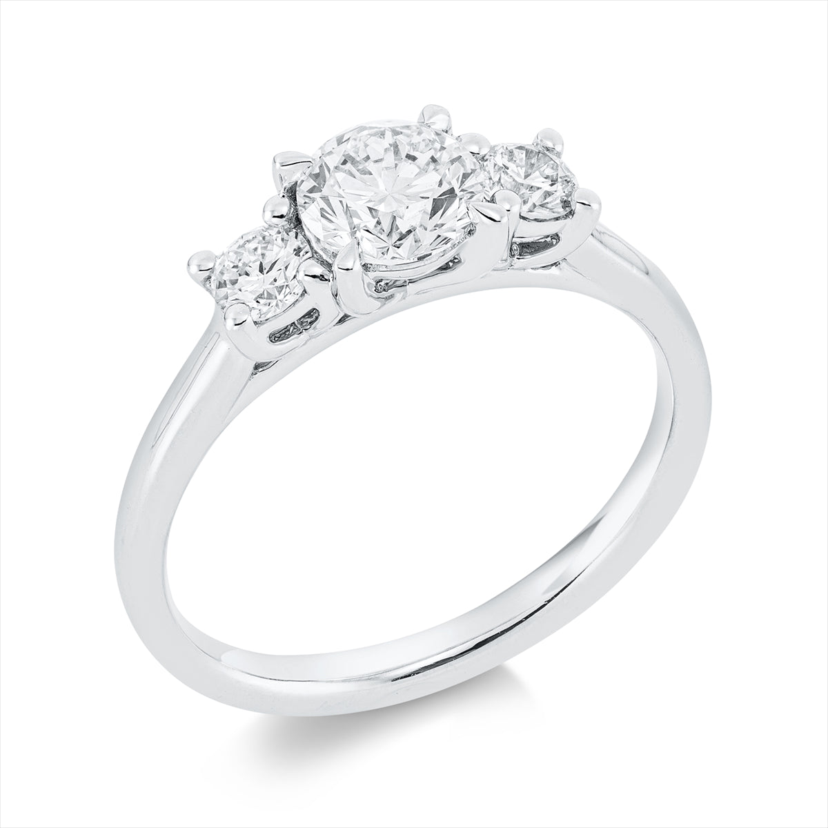 Ring 4er-Krappe 18 kt WG