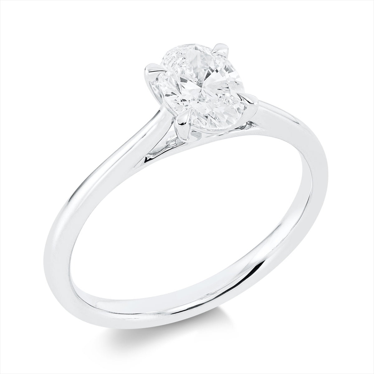 Ring 4er-Krappe 18 kt WG