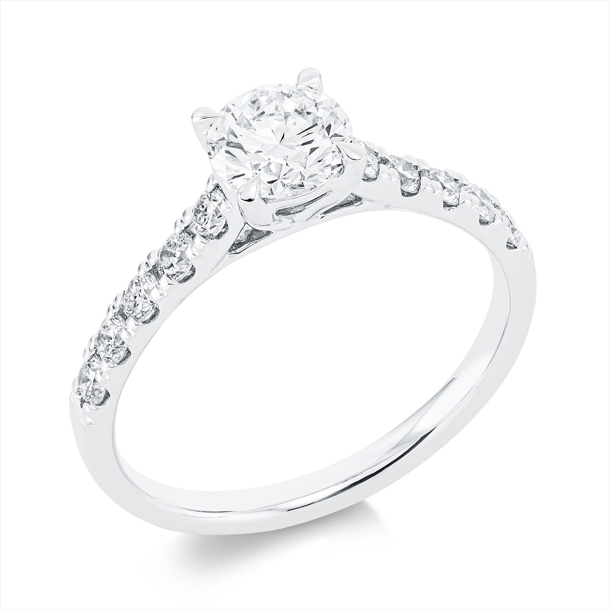 Ring 4er-Krappe 18 kt WG