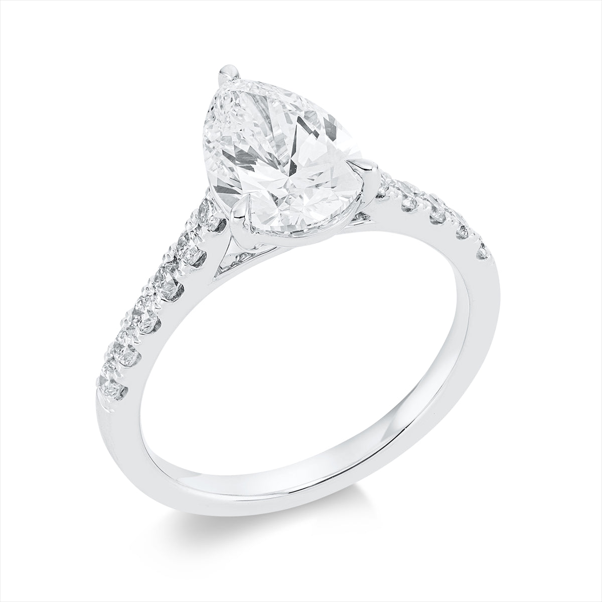 Ring 3er-Krappe 18 kt WG