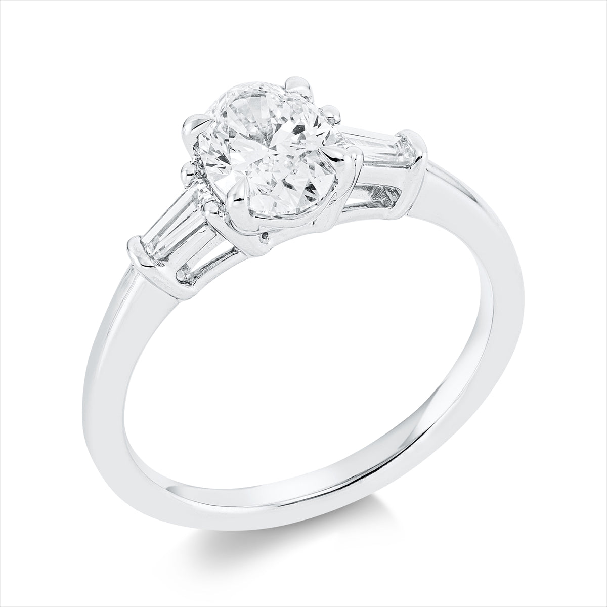 Ring 4er-Krappe 18 kt WG