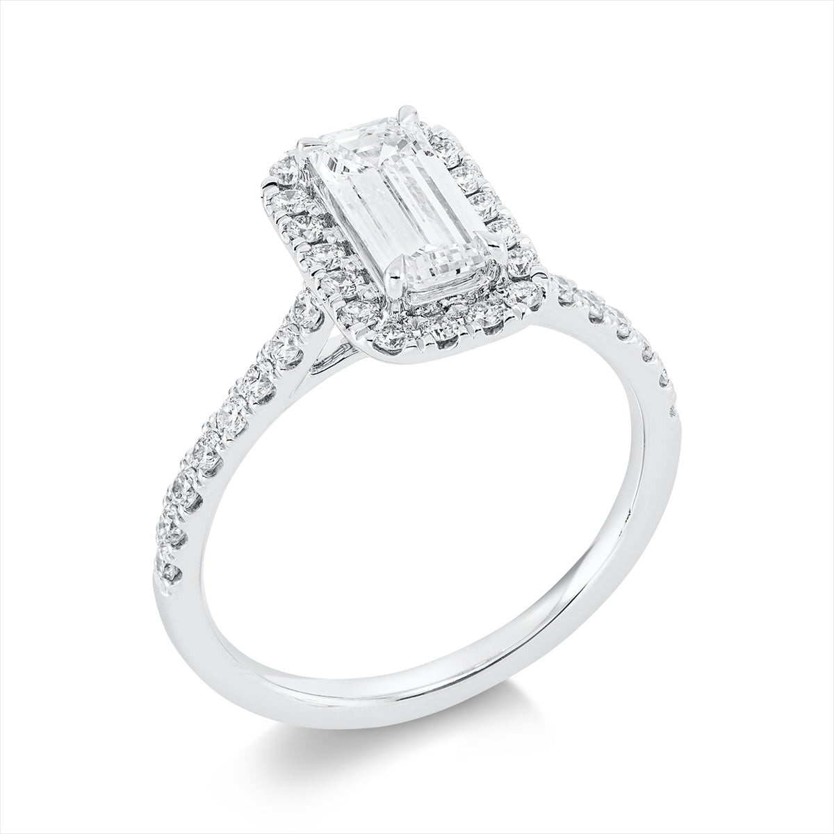 Ring 4er-Krappe 18 kt WG