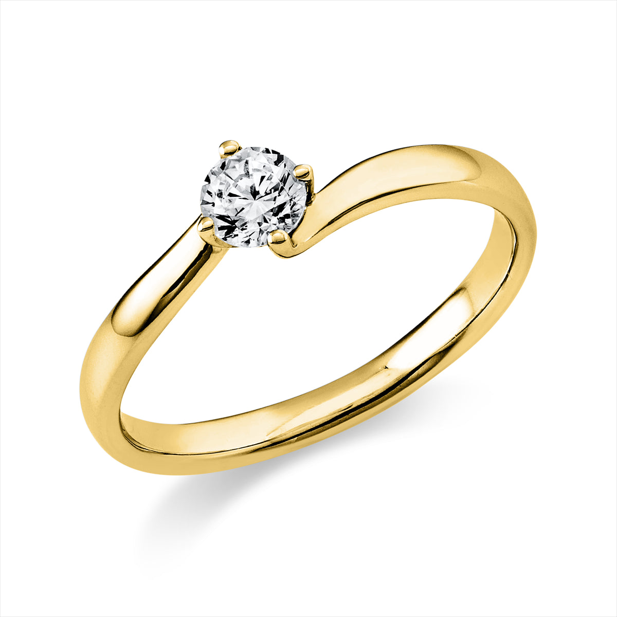 Ring 4er-Krappe 14 kt GG