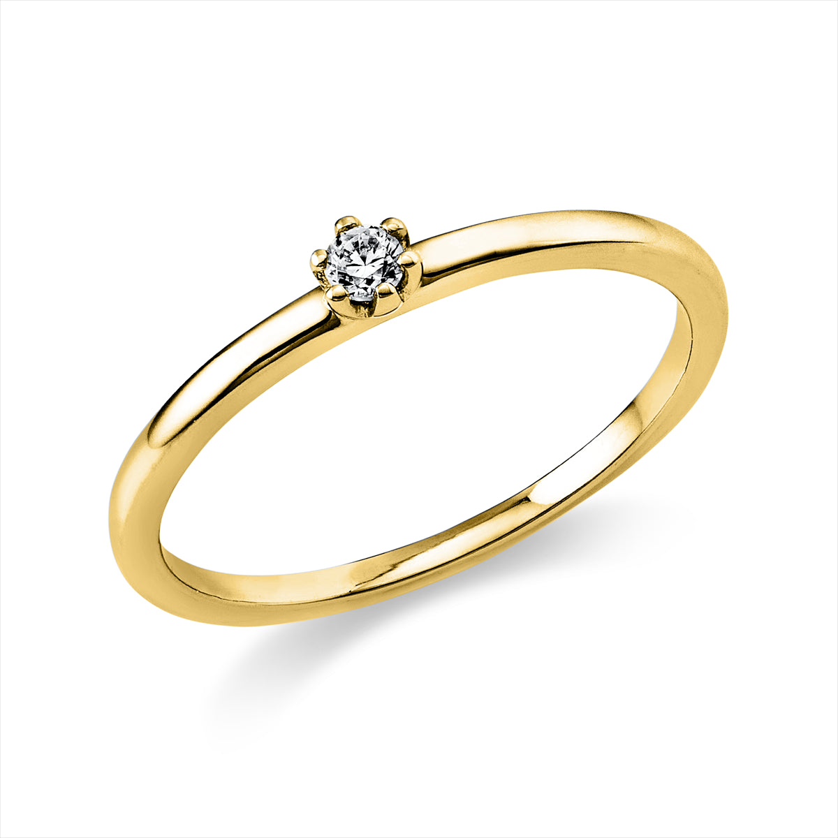 Ring 6er-Krappe 18 kt GG