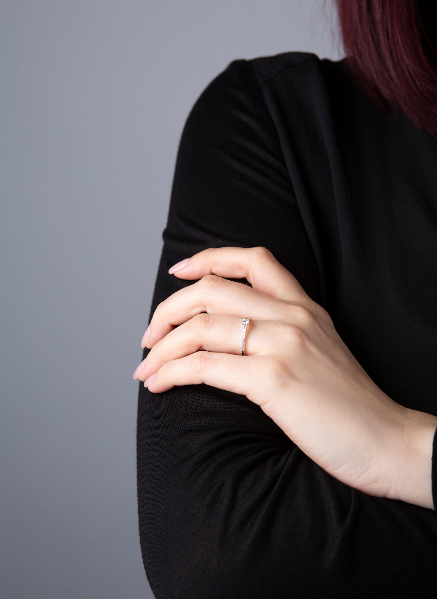 Ring 4er-Krappe 14 kt WG