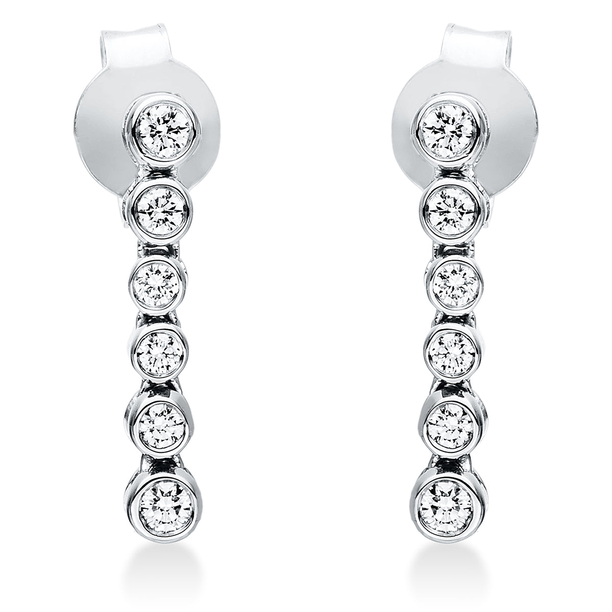 Ohrschmuck Zarge 18 kt WG