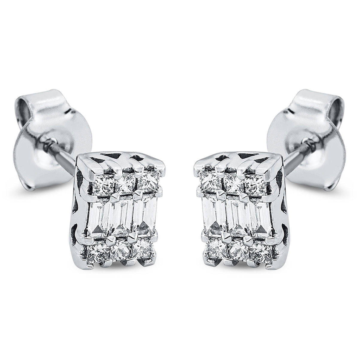 Ohrstecker 18 kt WG