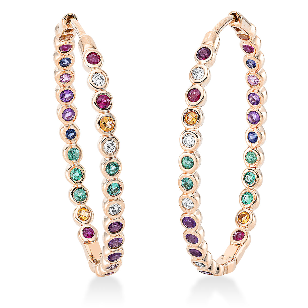 Creolen Zarge 18 kt RG