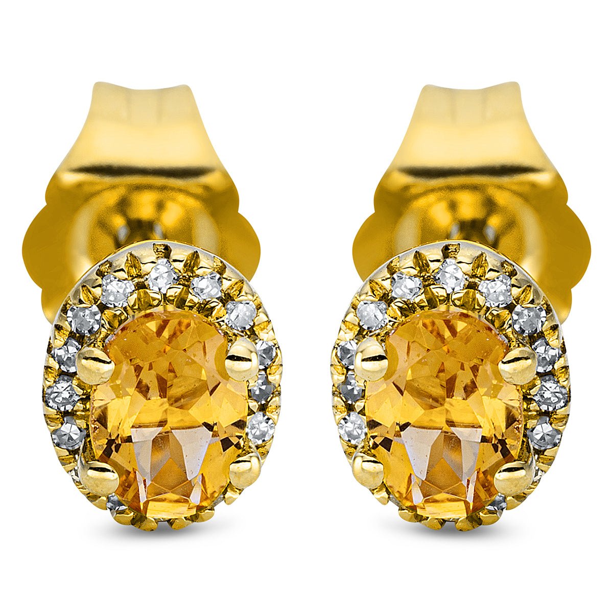 Ohrstecker 4er-Krappe 18 kt GG