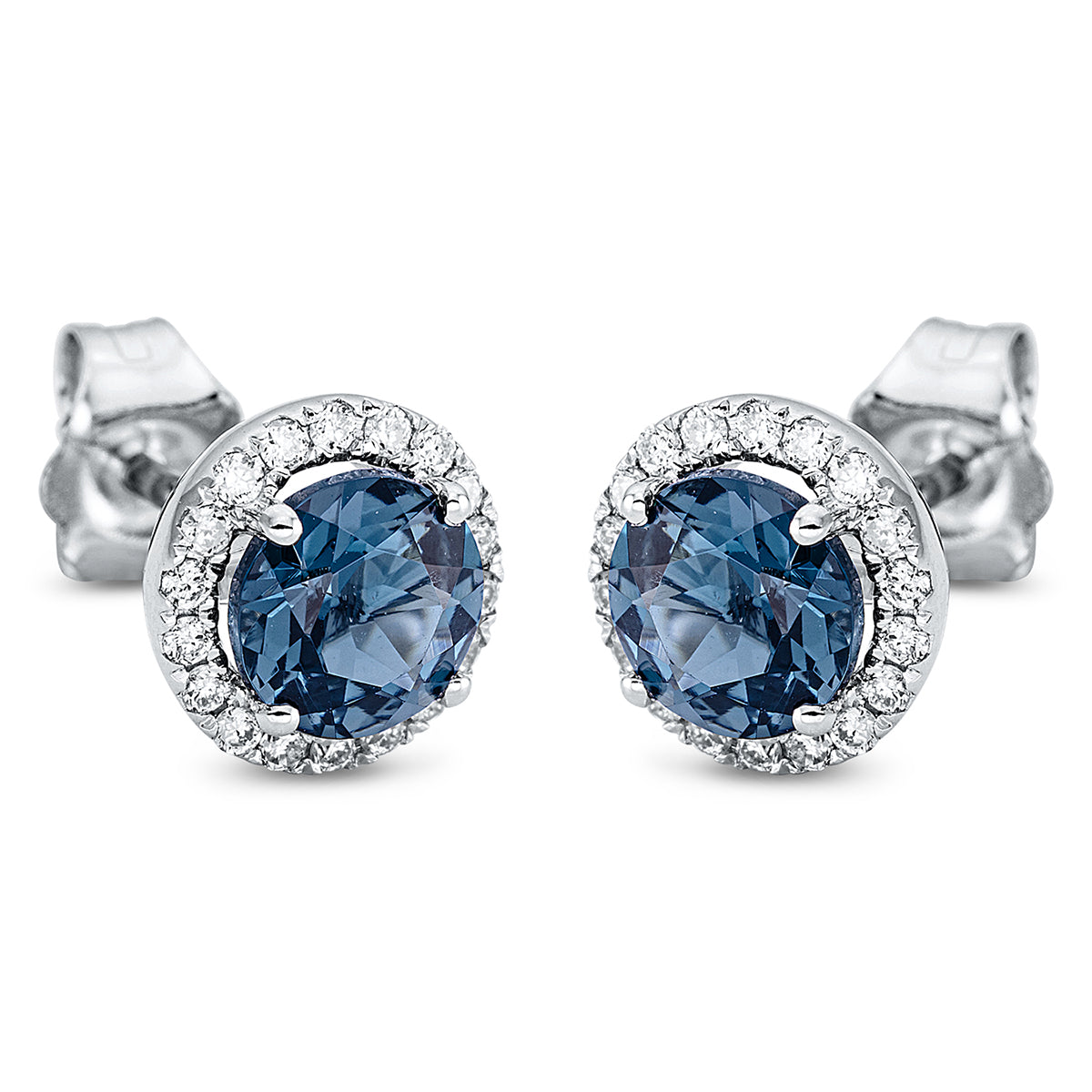 Ohrstecker 4er-Krappe 18 kt WG