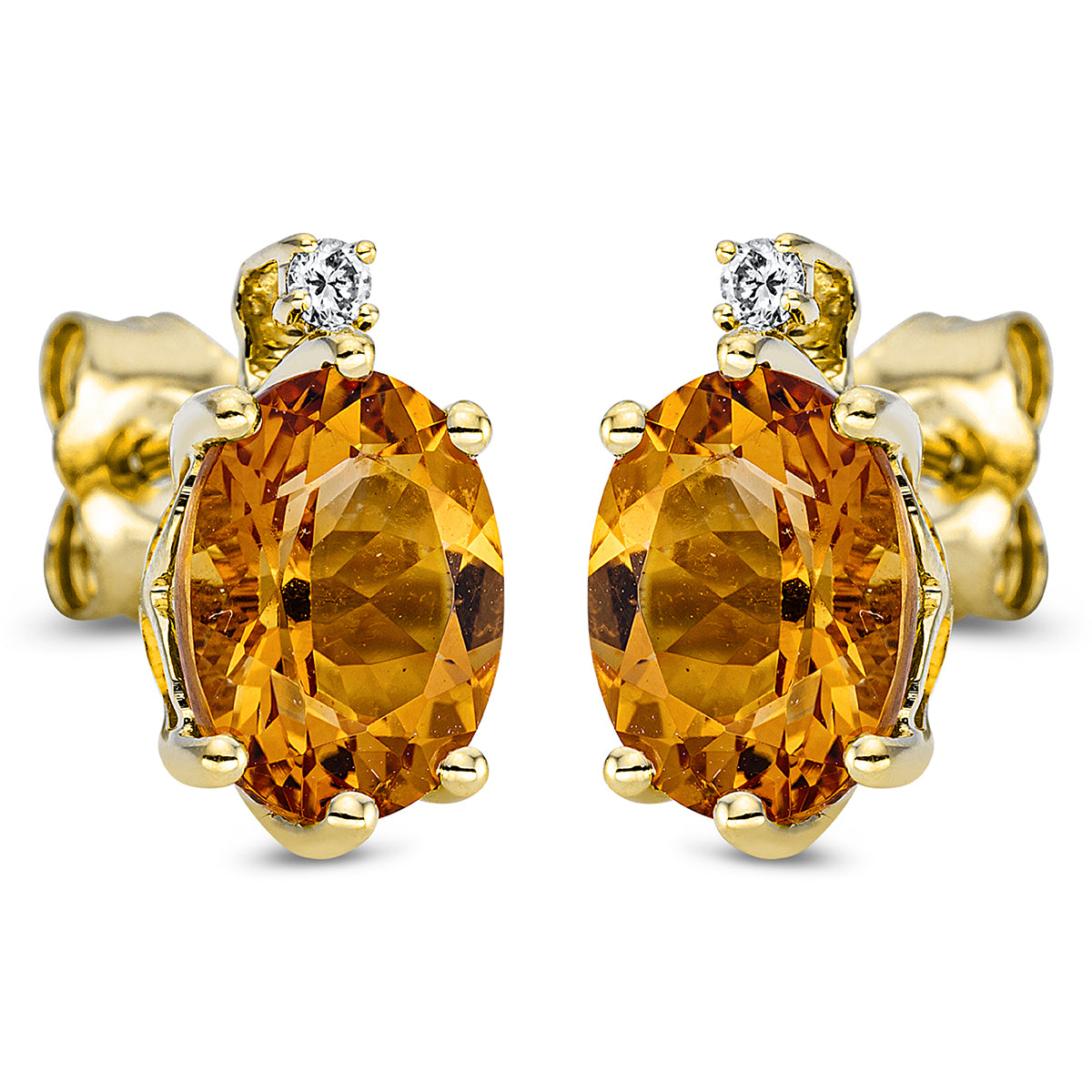 Ohrstecker 4er-Krappe 18 kt GG