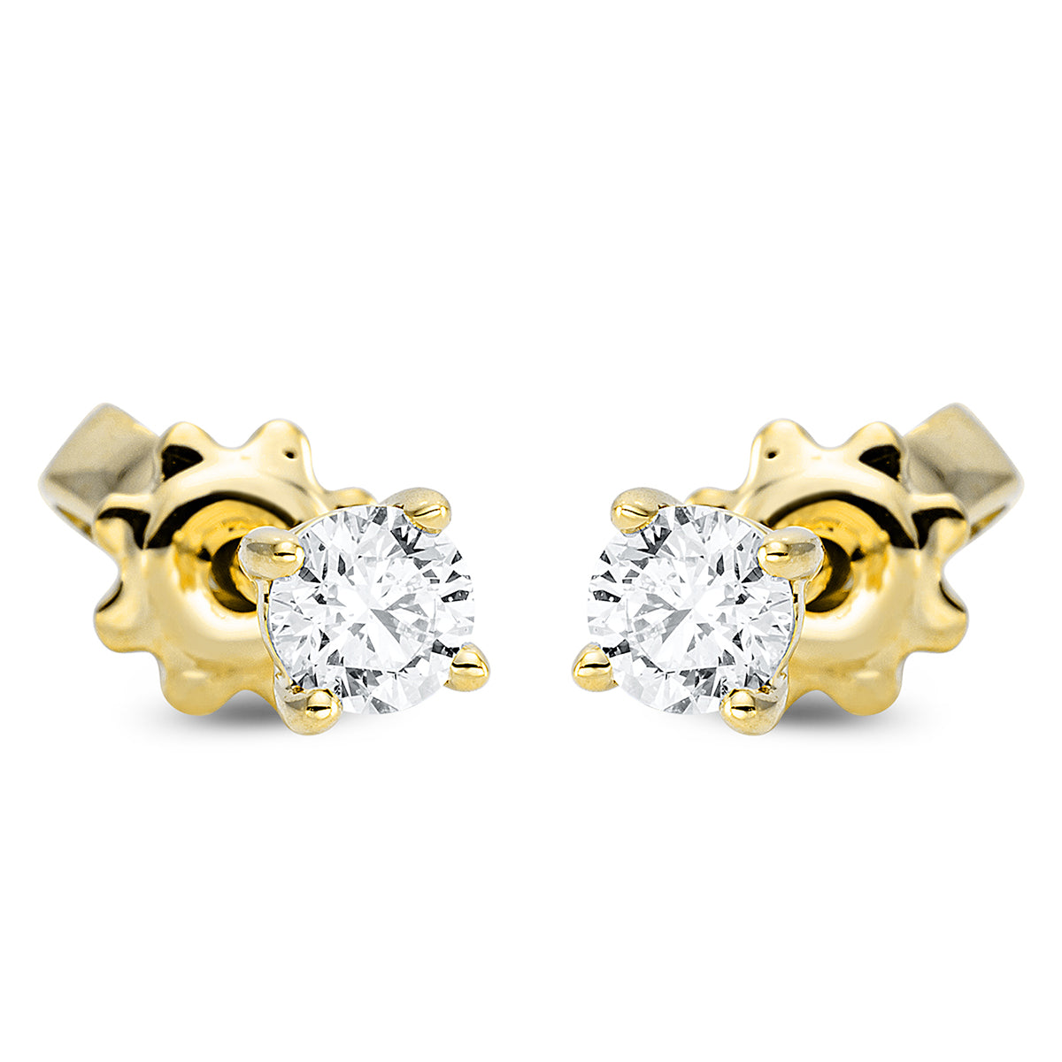 Ohrstecker 4er-Krappe 18 kt GG