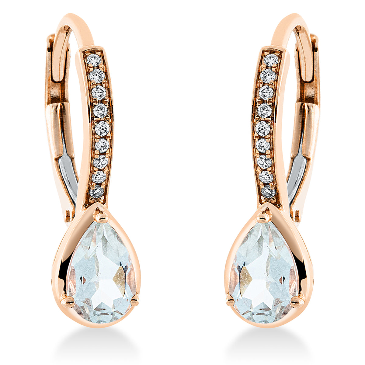 Creolen 3er-Krappe 18 kt RG