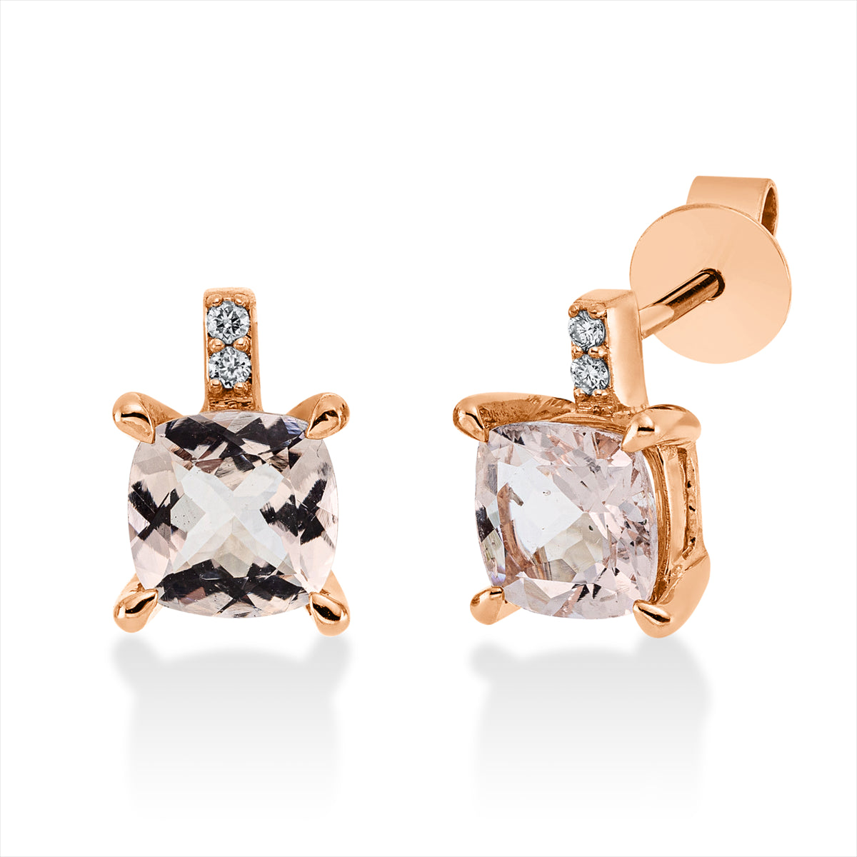 Ohrschmuck 4er-Krappe 18 kt RG