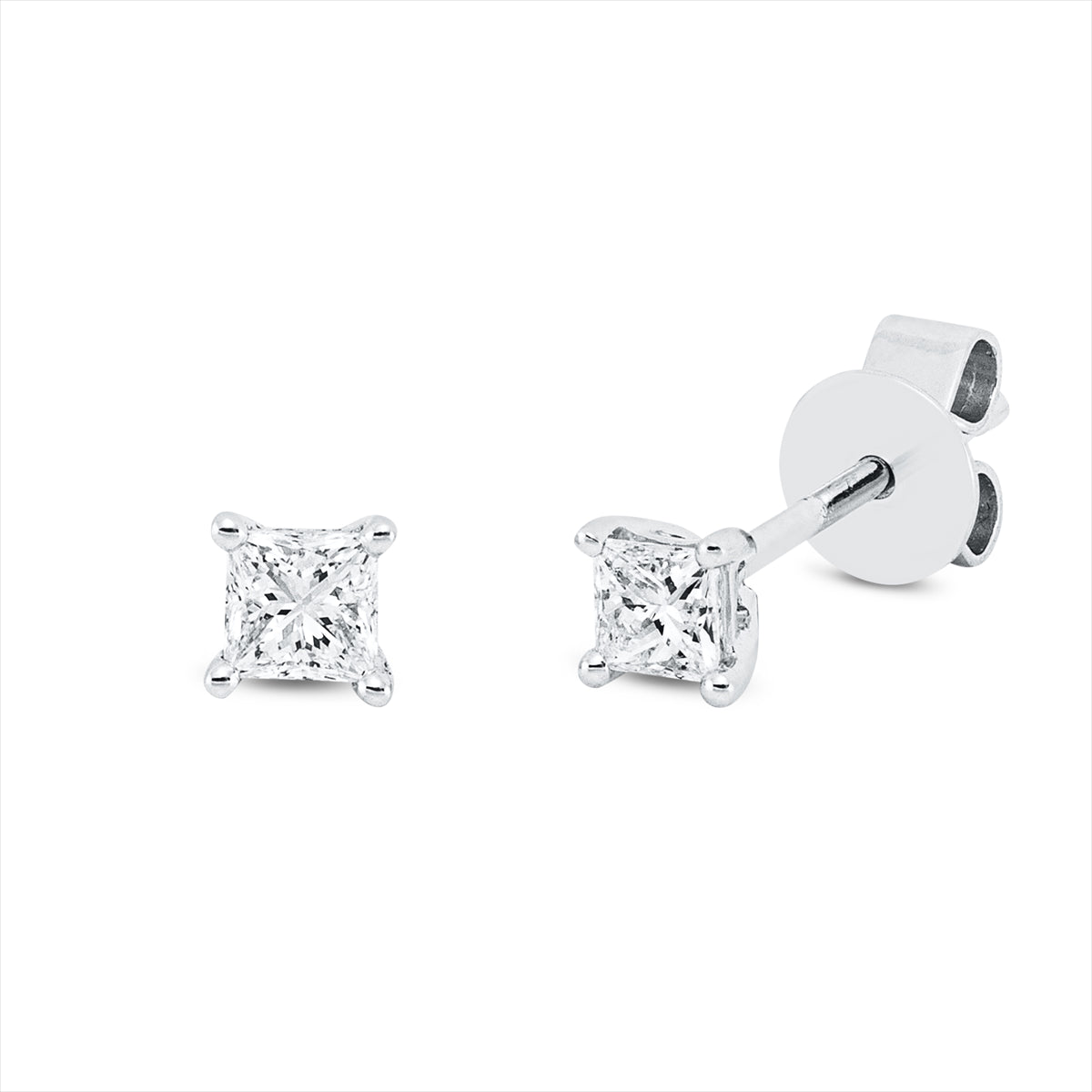 Ohrstecker 18 kt WG