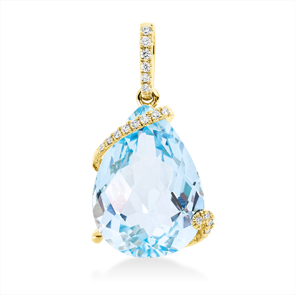 Anhänger 18 kt GG, mit Öse