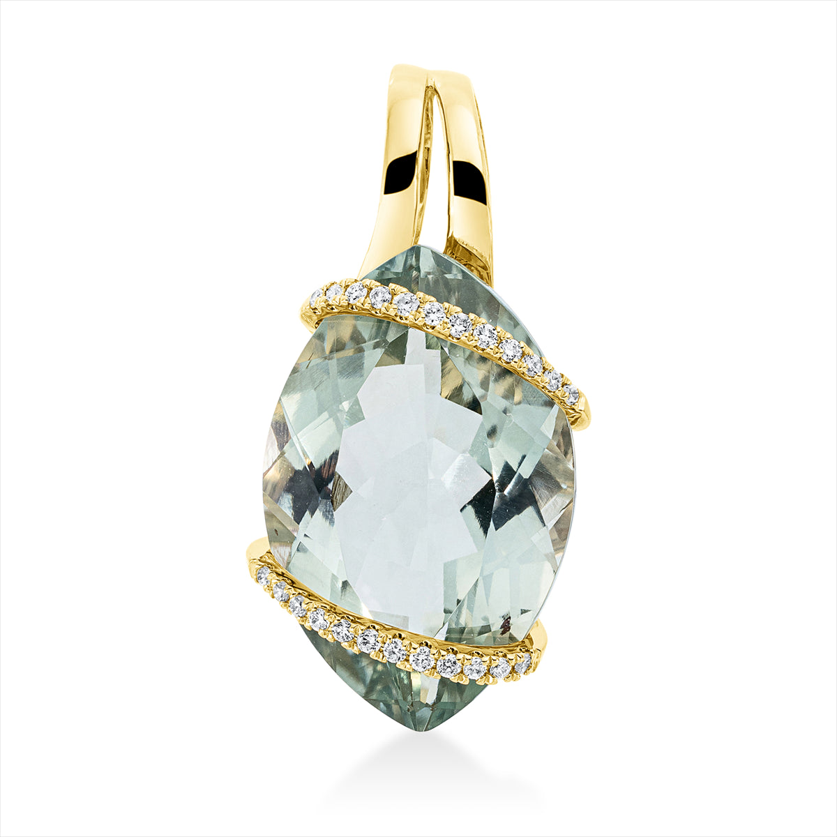 Anhänger 18 kt GG, mit Öse