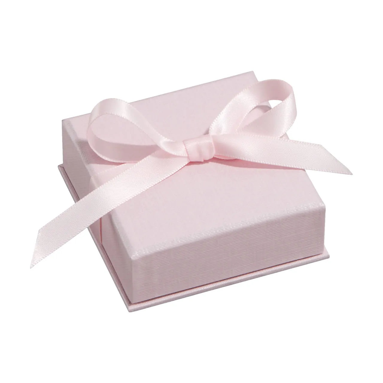 Herz-Ohrhänger in pink in 333er Gelbgold