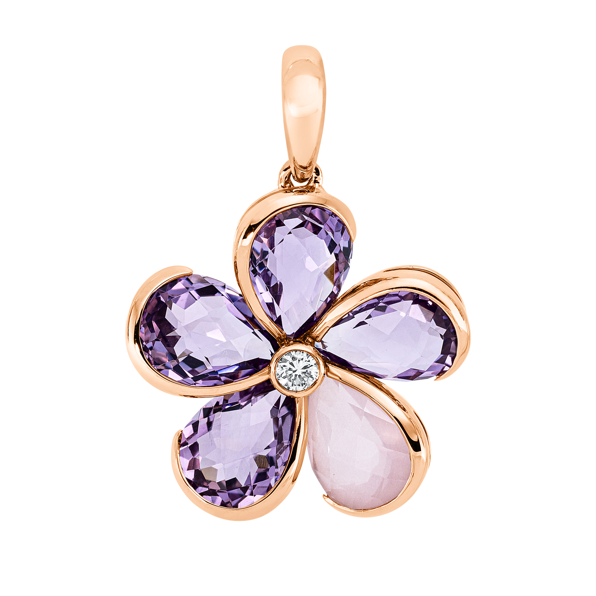 Anhänger 18 kt RG, mit Öse