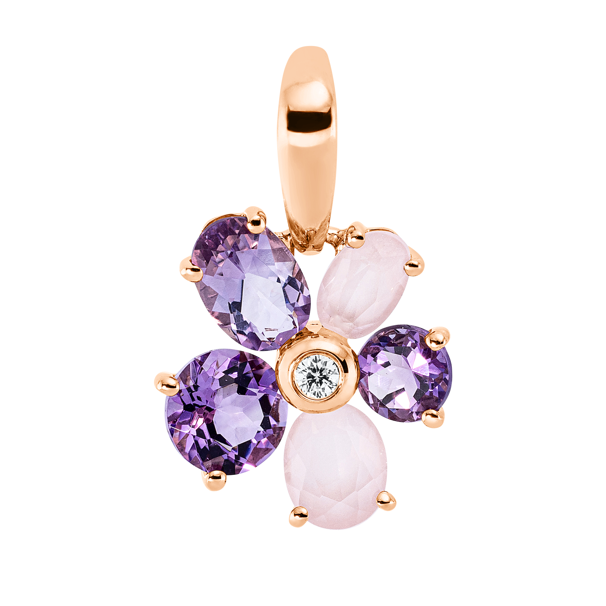 Anhänger 18 kt RG, mit Öse