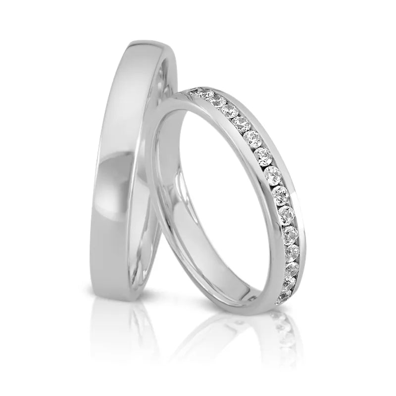 Trauringe Platin schmal