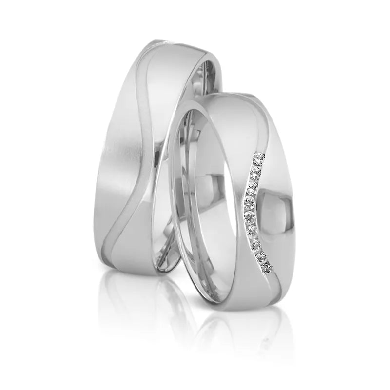 Trauringe Weißgold