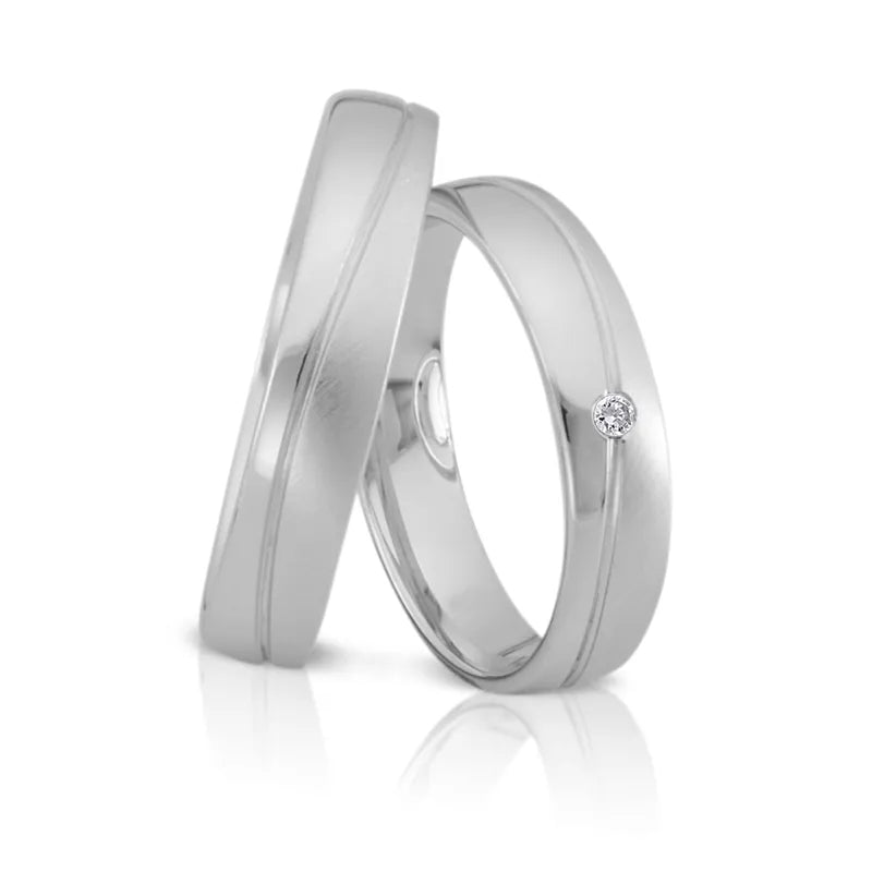 Trauringe Weißgold