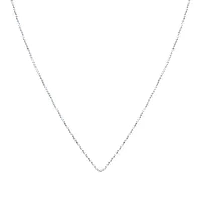 Kugelkette lang Premium Silber 925