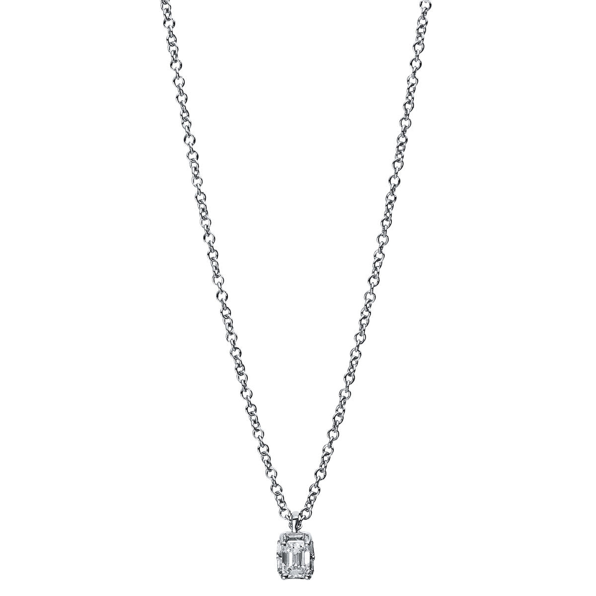 Collier 4er-Krappe 18 kt WG