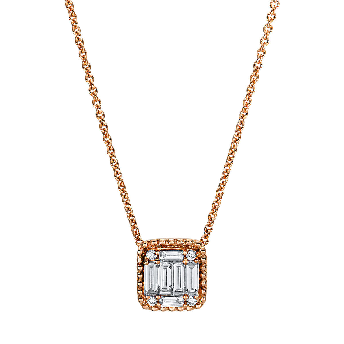 Collier 18 kt RG
