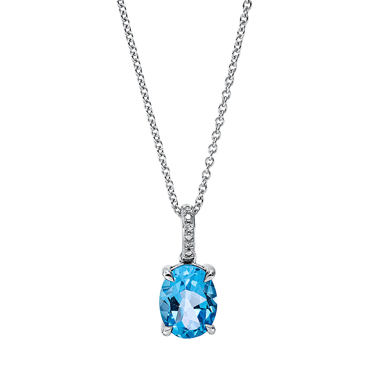 Collier 4er-Krappe 14 kt WG, mit ZÖ 40 cm + 42.5 cm