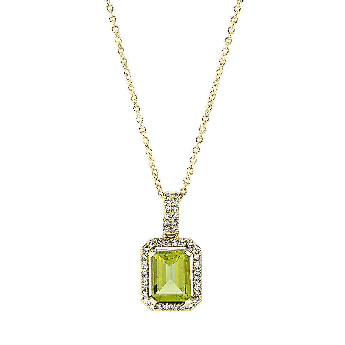 Collier 4er-Krappe 18 kt GG, mit ZÖ 42 cm