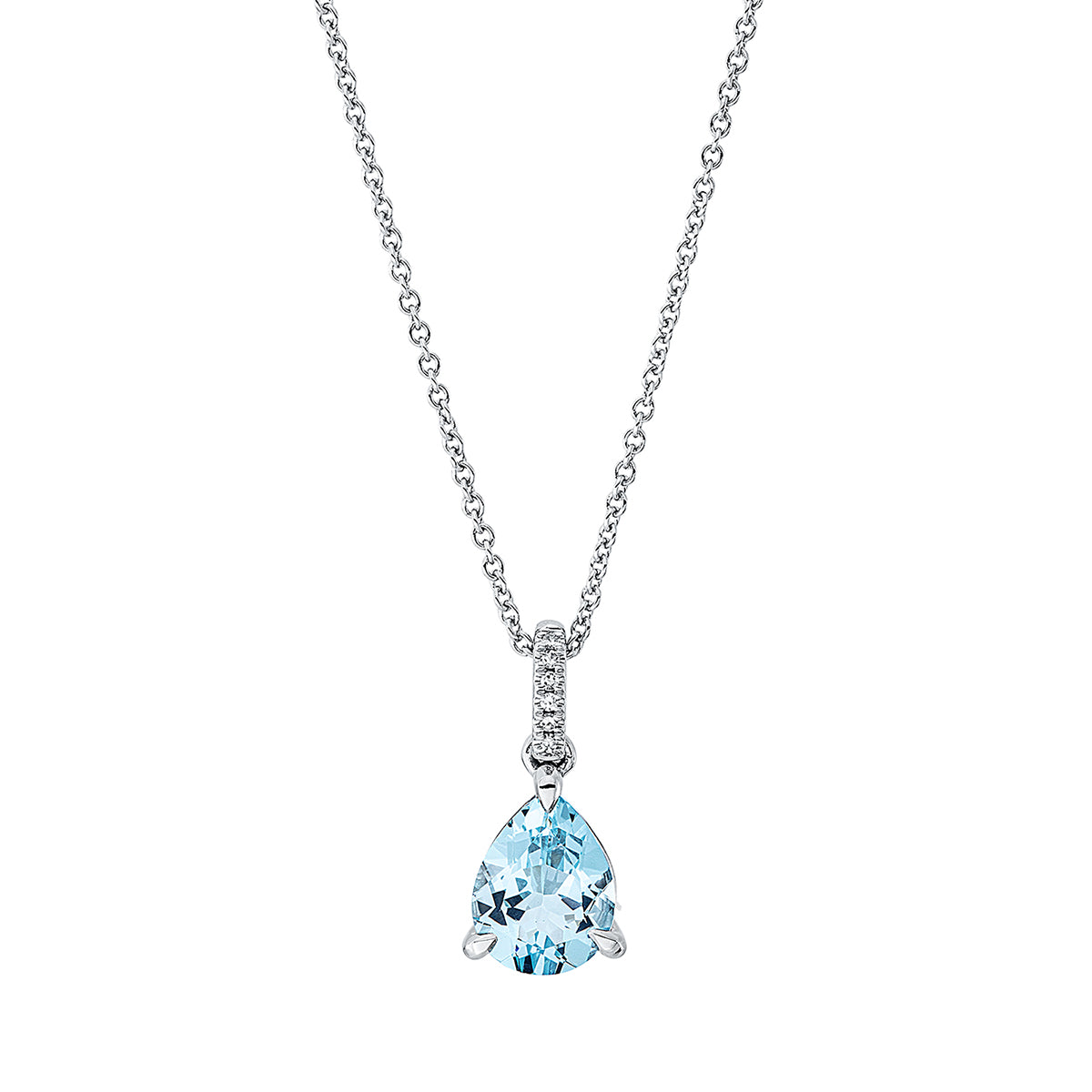 Collier 3er-Krappe 18 kt WG, mit ZÖ 42 cm