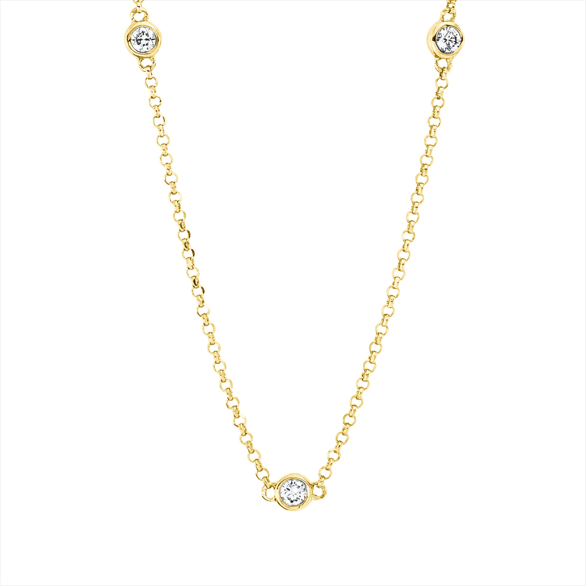 Collier 18 kt GG, mit ZÖ 38cm ,40.5 cm