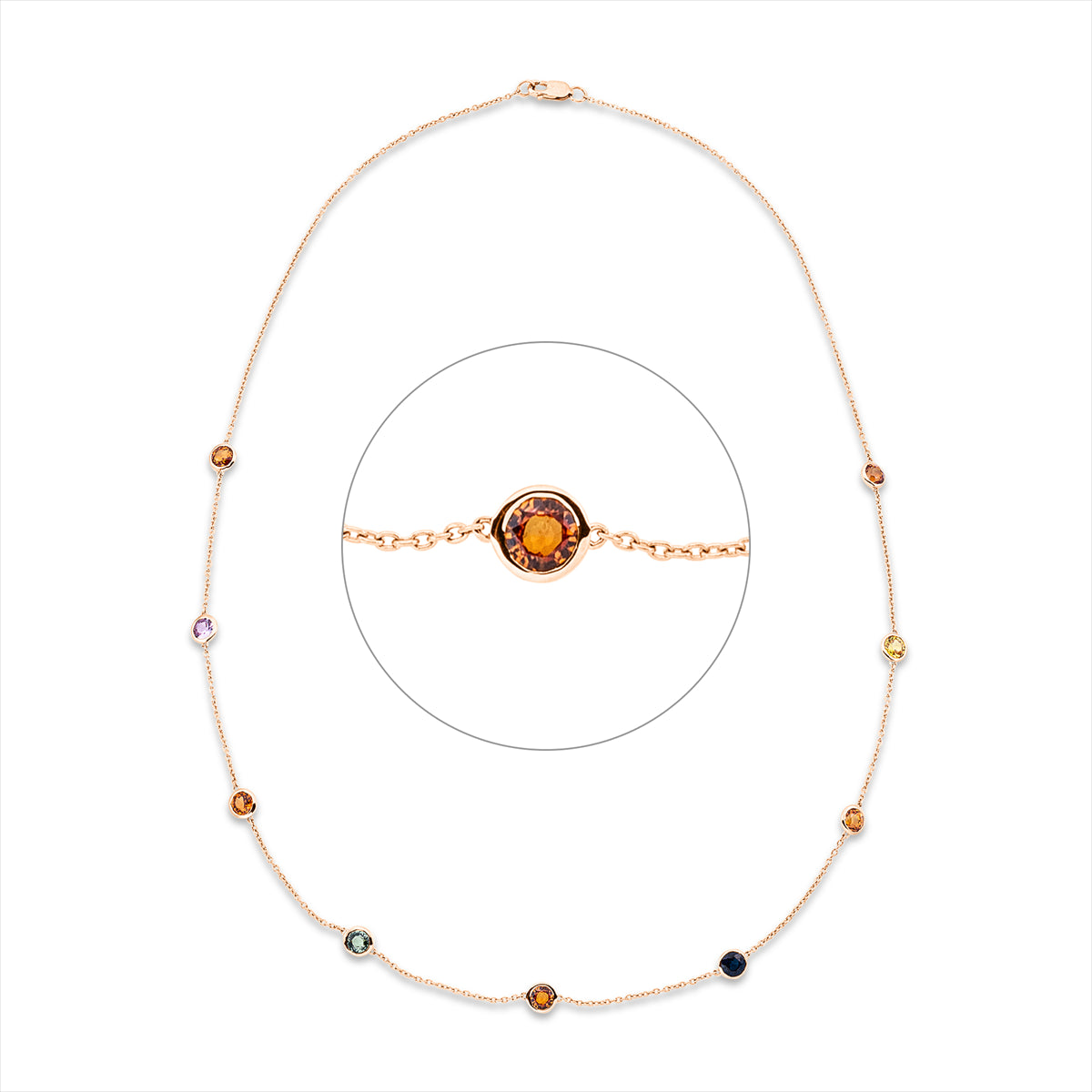 Collier Zarge 18 kt RG