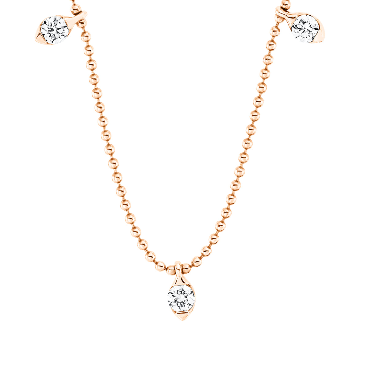 Collier 18 kt RG