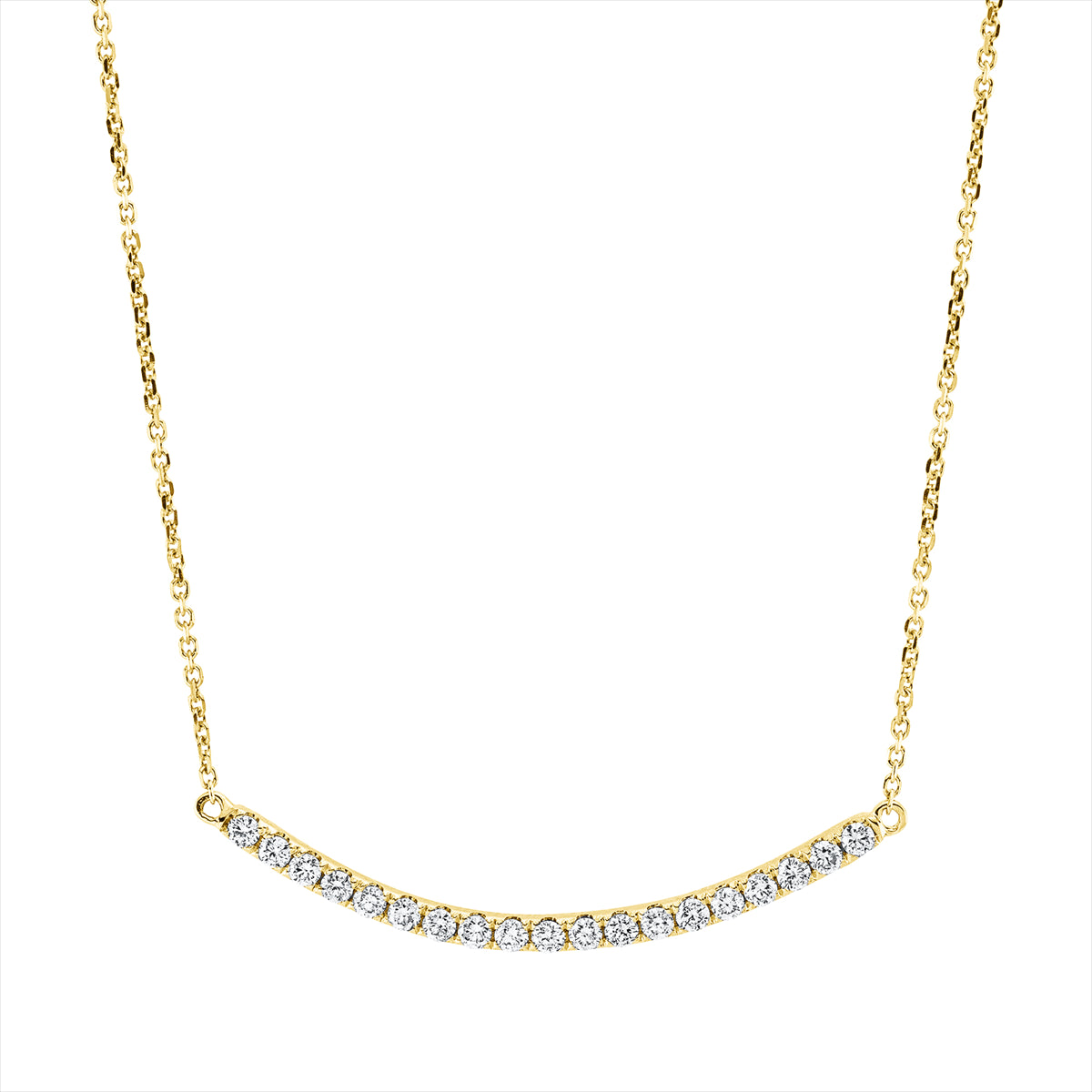 Collier 18 kt GG, mit ZÖ 42,43,44cm
