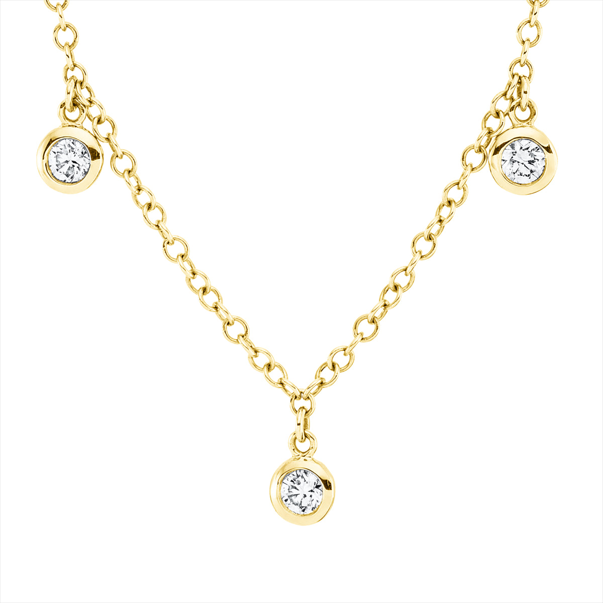 Collier Zarge 18 kt GG, mit ZÖ 42 cm