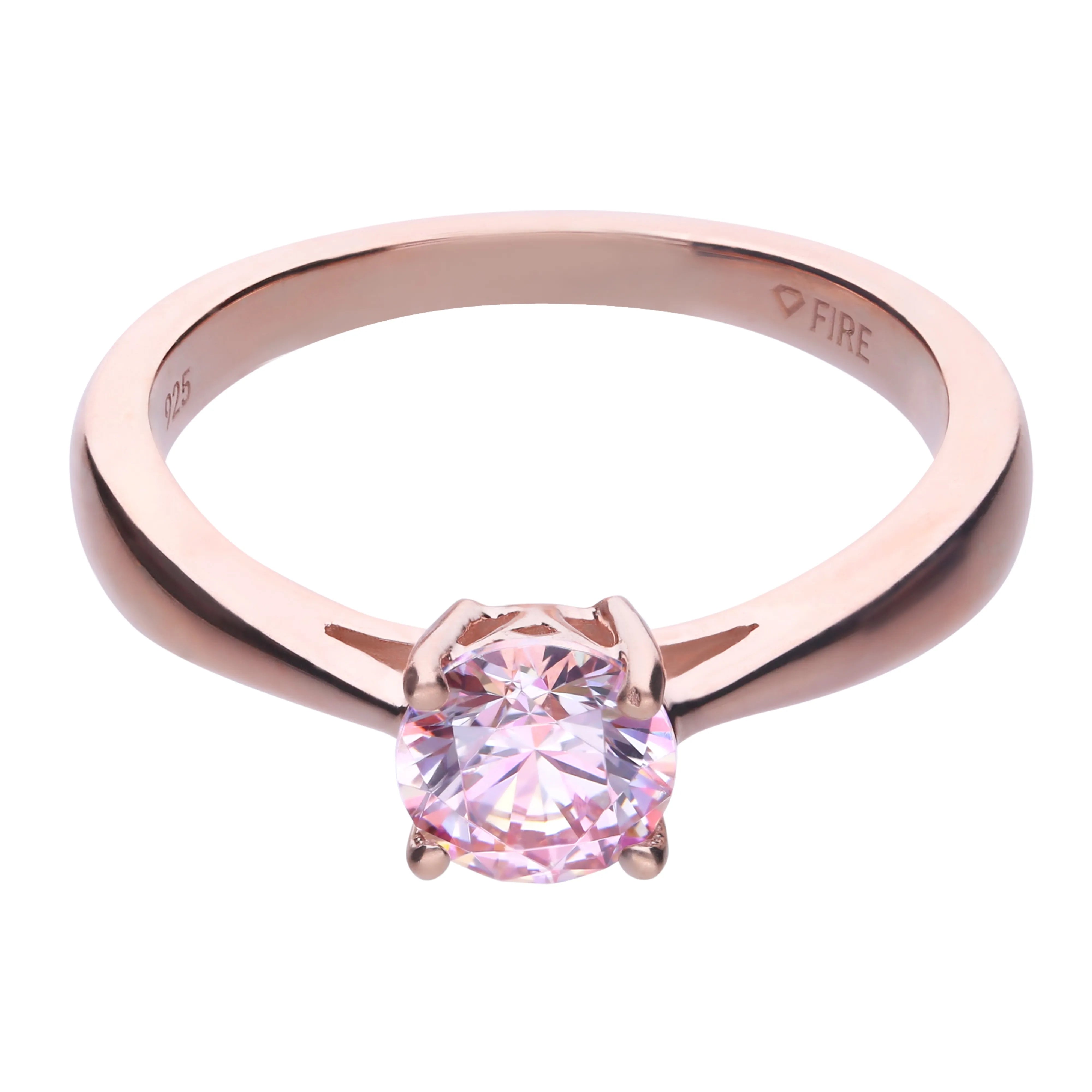 Ring roségold mit rundem Ringkopf