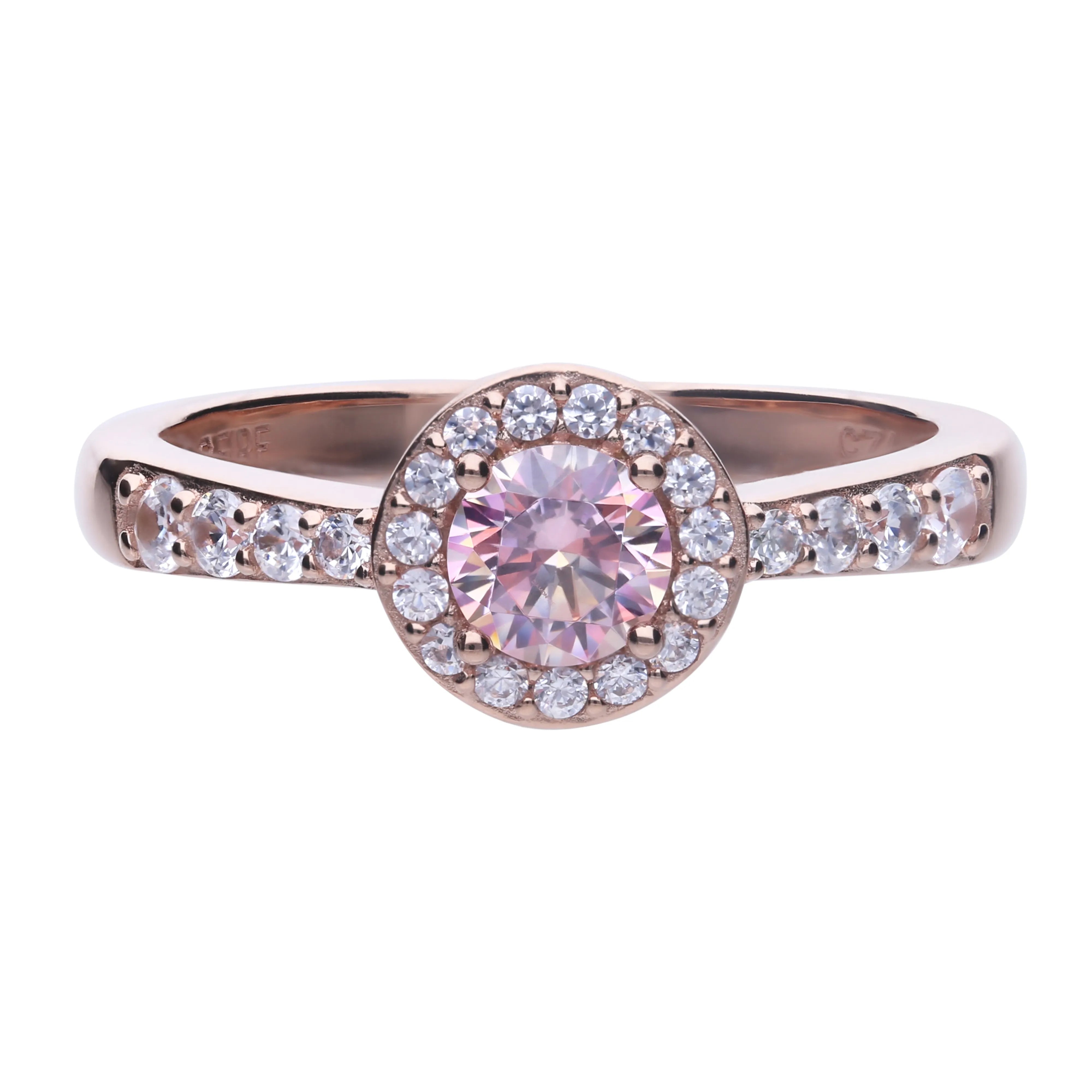 Ring roségold mit rundem Ringkopf