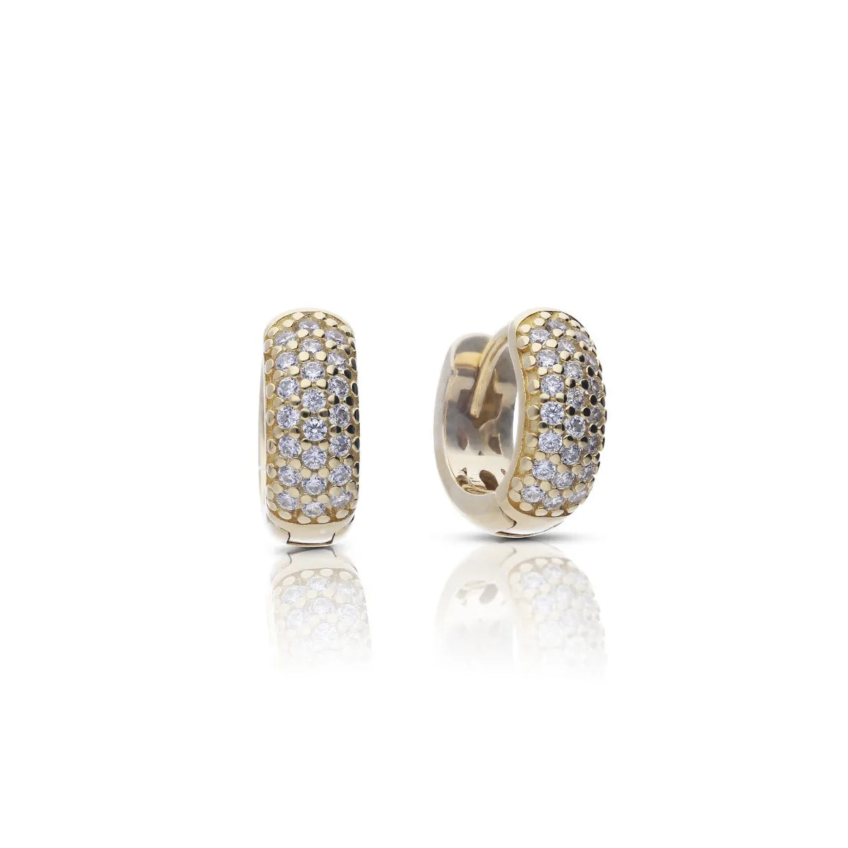 Creole Gelbgold mit Zirkonia